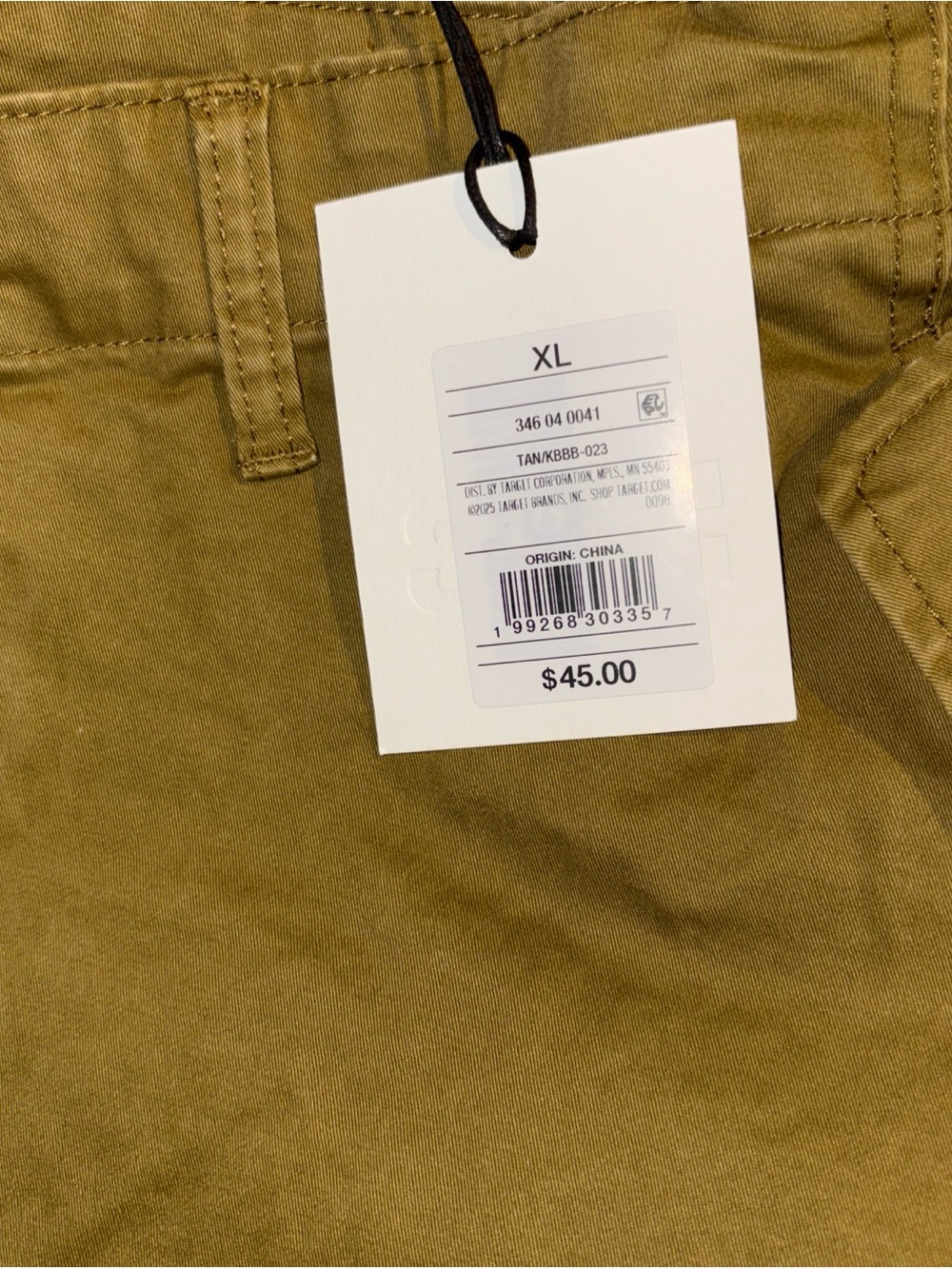KBB by Khalana Women’s Cargo Pants in Tan - Picture 6 of 6